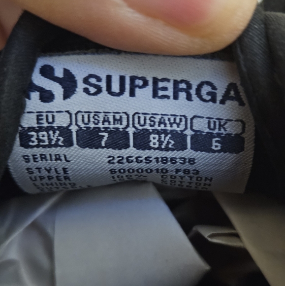 Superga Cotu Classic Sneakers Platform Cotron Canvas Black and White - Picture 11 of 11